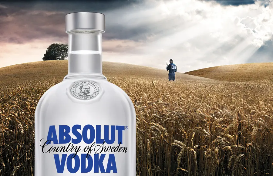 Absolut Vodka is made from