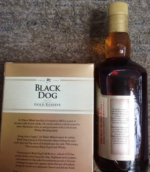 why black dog whisky name