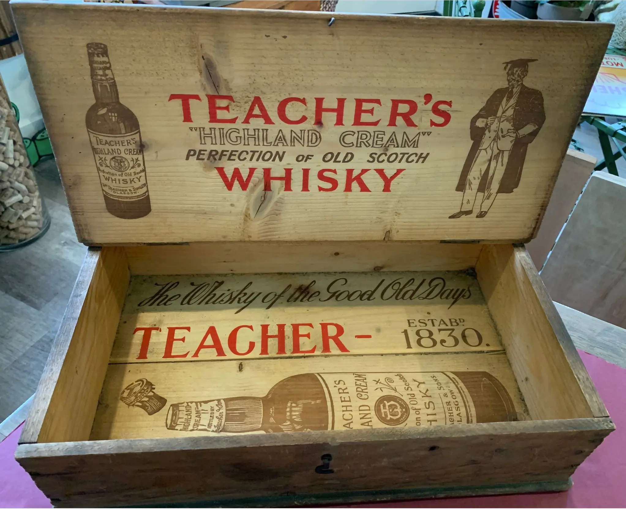 Teachers Vintage Storage Box