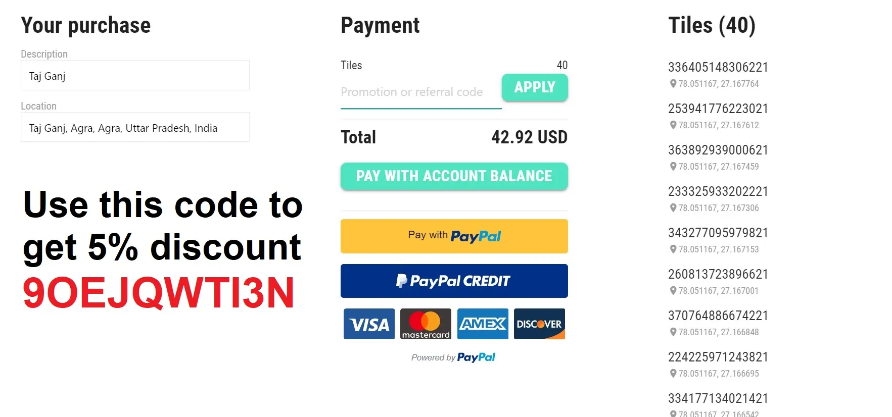 discount code Earth 2