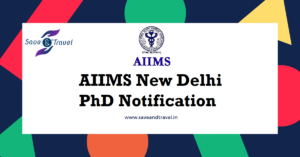 AIIMS PhD Notification 2019