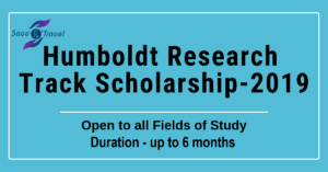 Humboldt PhD Scholarship-2019