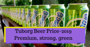Tuborg beer price