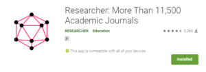 research paper of apps