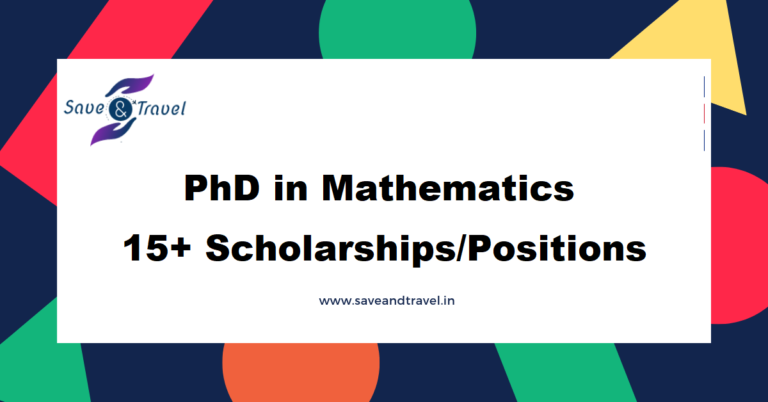 mathematics phd scholarships in india