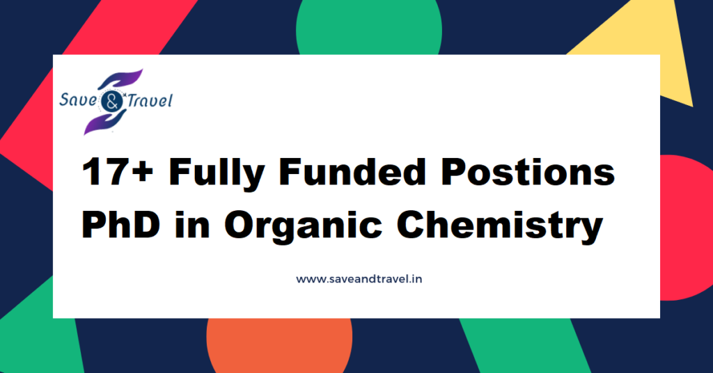 phd in organic chemistry in india