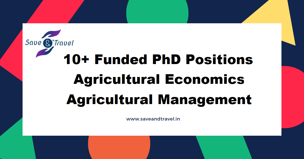 PhD in agricultural economics