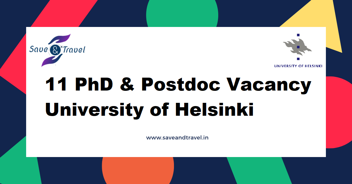 University of Helsinki Phd Vacancy