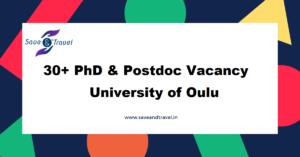 PhD and Postdoc Vacancy University of Oulu