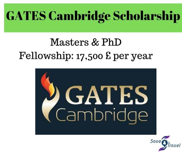 Gates Cambridge Scholarship (2020) 80 Full Cost Scholarships