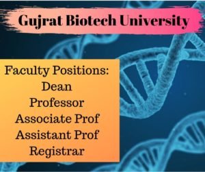 Gujrat Biotech University Job