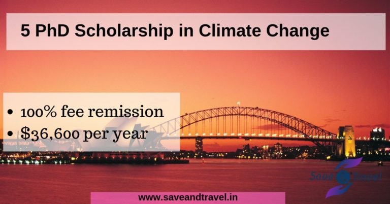 phd funding climate change