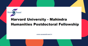 Harvard Mahindra Postdoc Fellowship