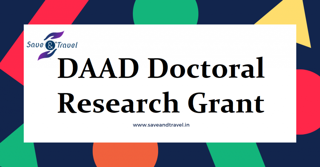 daad research grant for doctoral candidates