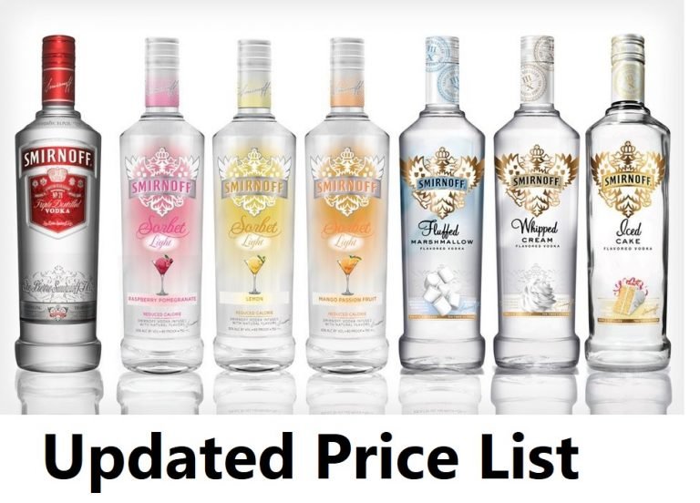 Smirnoff Vodka Price in India (Updated List)