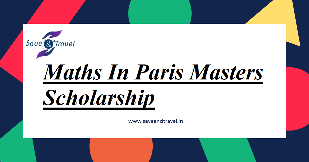 Maths In Paris Masters Scholarship