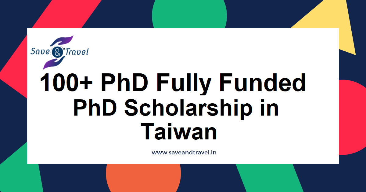 PhD scholarship Taiwan